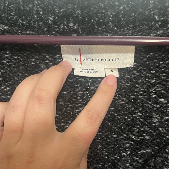 Anthropologie Wool Blend Wide Cuffed Sleeve Sweater Size Small - Picture 7 of 12